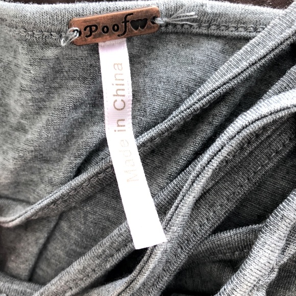 ✨2/$40✨ BNWT* GREY DRESS W CRISS CROSS FRONT - Picture 6 of 6